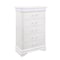 Global Furniture Usa Traditional Glam Crisp White W/ LED Charlie White Chest With Led 732 - alternate 2